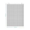Tenda-bamboo-misure-200x100 Disegno tecnico tenda bamboo 100x200 cm con misure e ganci superiori