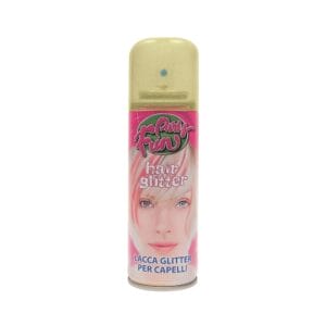 Bomboletta spray Glitter colore Oro per capelli da 100 ml