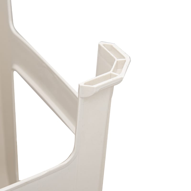 Sgabello bagno in plastica 31x27x46 cm