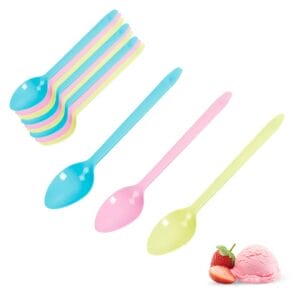 Cucchiaini per granita colorati biodegradabili 14 cm