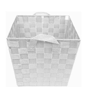 Portaoggetti Cesto in tessuto intrecciato 25x25x25 cm