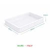 cassette pizza 40x60cm cassetta pizza per impasto 60x40x10 cm in plastica alimentare made in italy