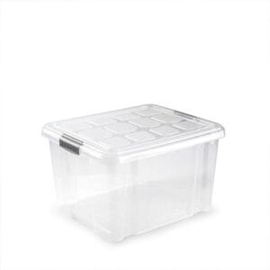 Contenitori in plastica salvaspazio per biancheria 25 Litri