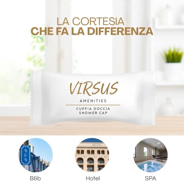 Cleafe - Set 2pz Cuffie Cuffia Per Doccia Bagno Elastico Protegge Capelli Colorati 59707 86521761 - Foto 4