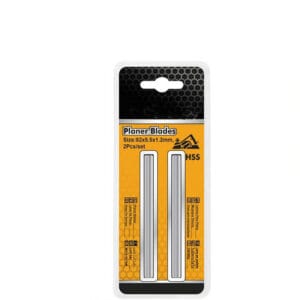 Lame di ricambio per pialla elettrica da 82×5,5×1,2 mm