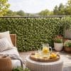 traliccio con foglie coreografica Grigliato estensibile con foglie artificiali per privacy balcone terrazzo giardino