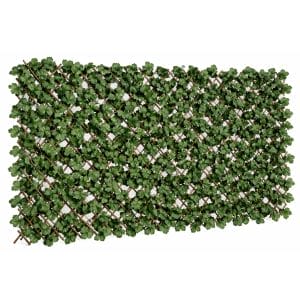 Traliccio estensibile con foglie 100×200 cm