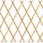 Grigliato in bambù naturale per supporto piante e fiori rampicanti