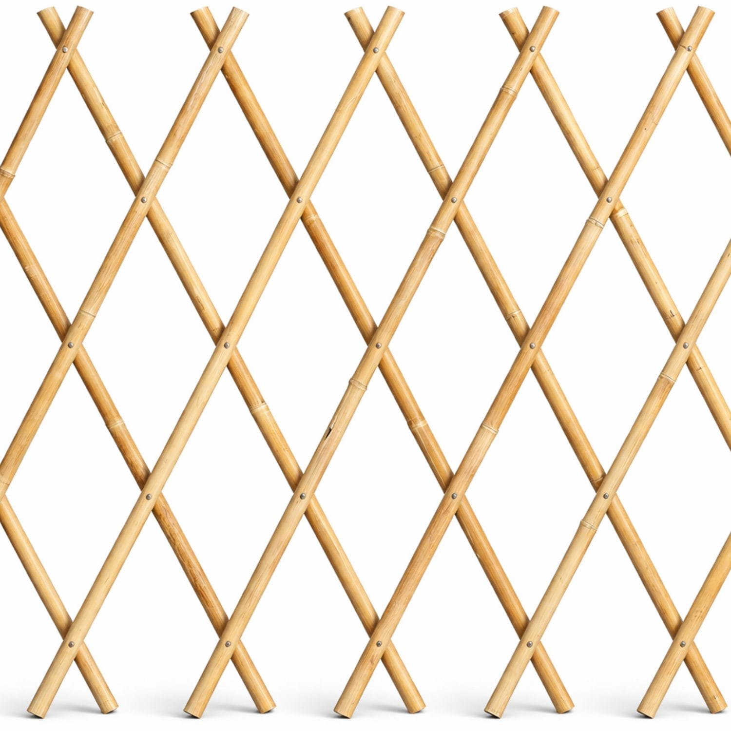 Grigliato in bambù naturale per supporto piante e fiori rampicanti