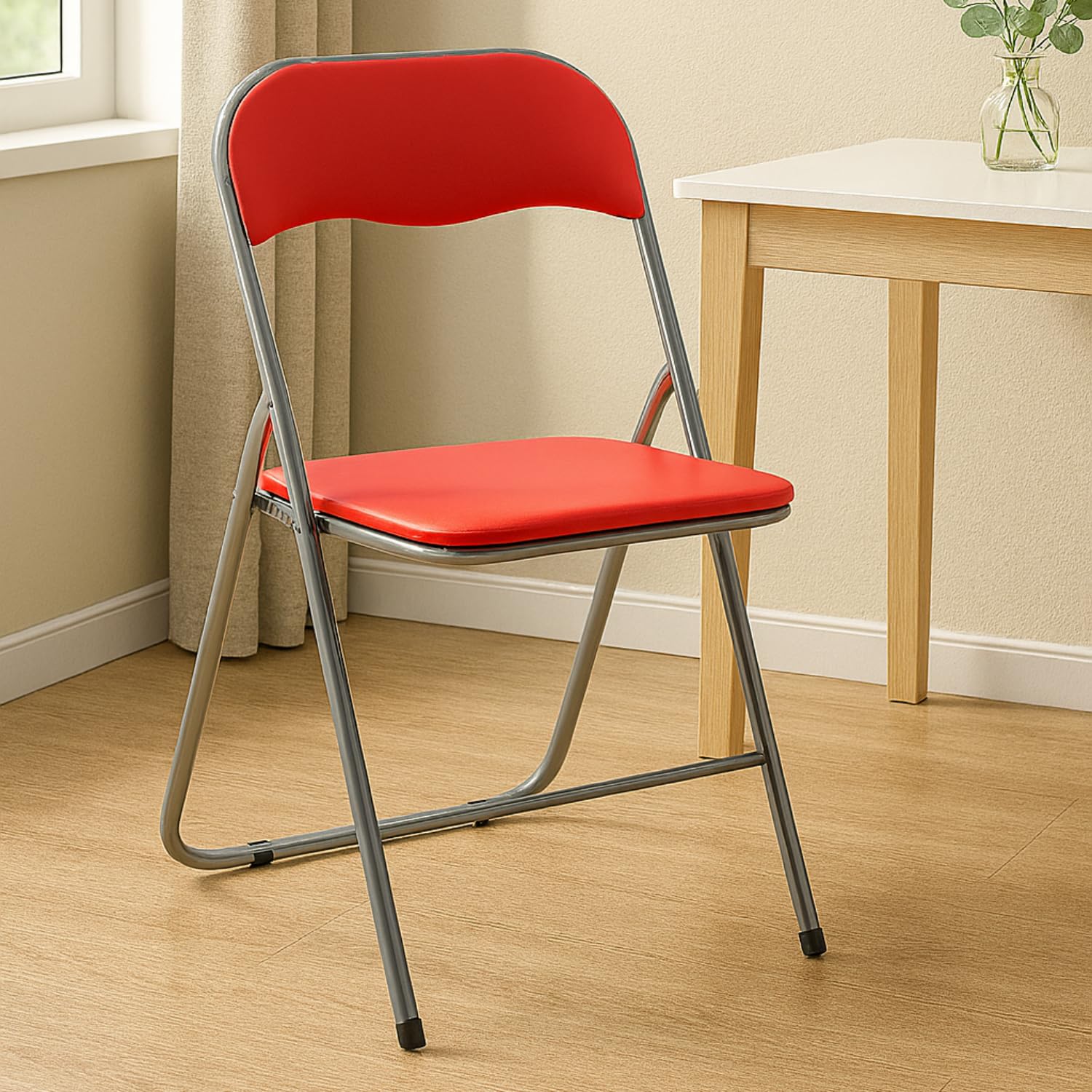 Sedia Pieghevole Rossa modello slim