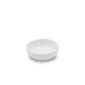 Ciotole rotonde in melanina bianca