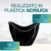 plastca acrilica - portaghiaccio nero 8l Secchiello portaghiaccio acrilico nero resistente e facile da pulire
