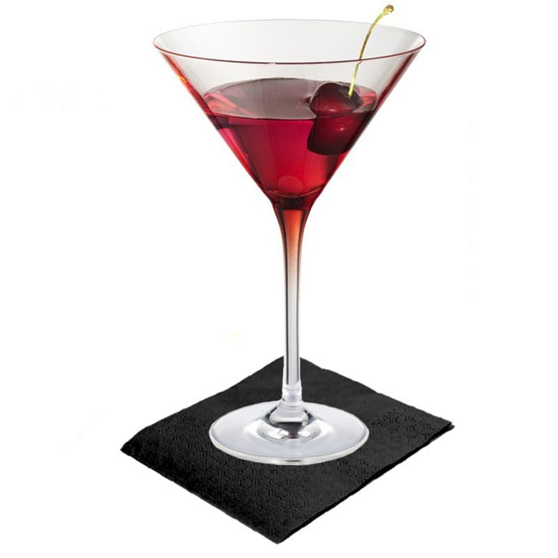 Tovaglioli Da Cocktail Usa E Getta - 100 Pezzi 20,3x20,3 Cm In Lino, Bianco Per Feste - Foto 13