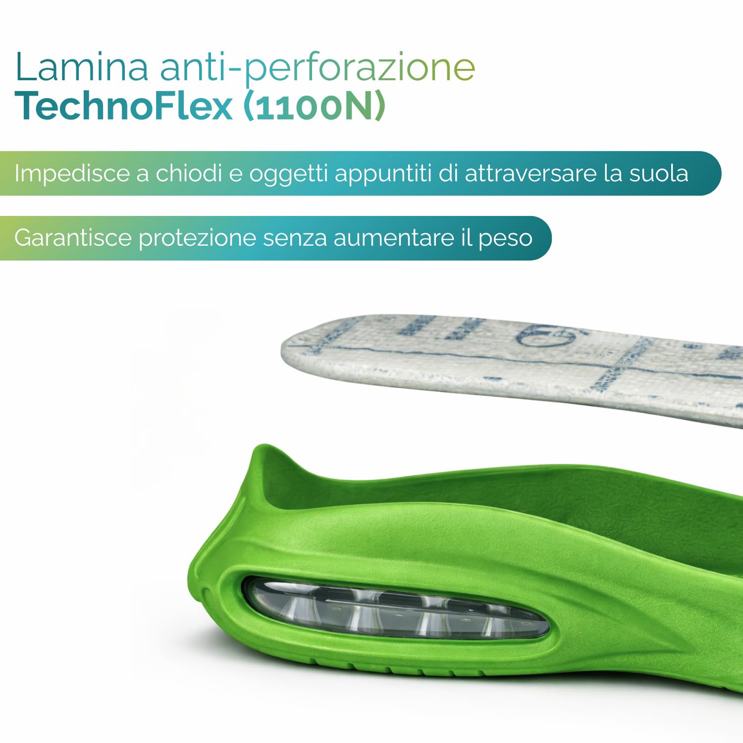 Lamina antiperforazione TechnoFlex 1100N scarpe antinfortunistiche