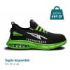 peso-misure-technosafe-verde Scarpe antinfortunistiche Technosafe verdi leggere 450g taglie 36-45