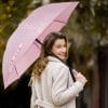 ombrello-max-rosa Ombrello da pioggia maxi a 8 stecche colore rosa pastello con manico dritto