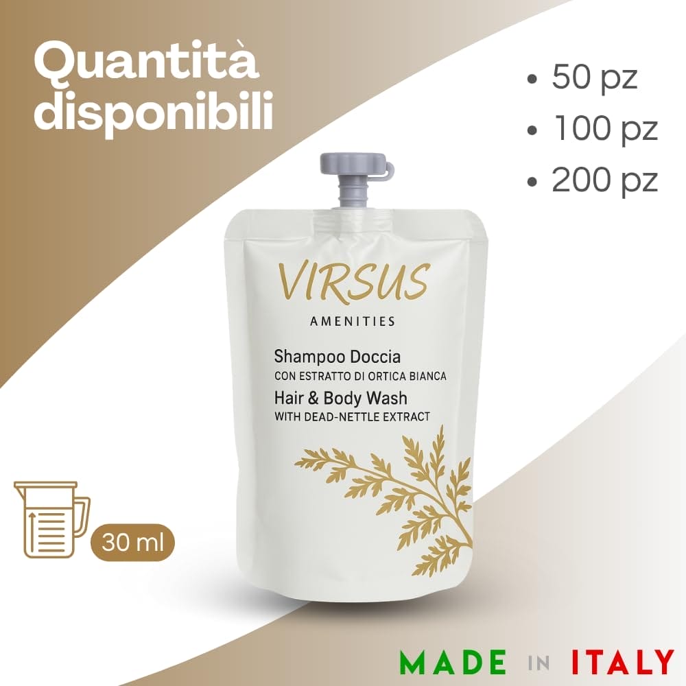 Kit Cortesia Virsus 400 Pezzi - Shampoo, Igiene Intima, Saponette, Cuffie, Per Hotel E B&B - Foto 2