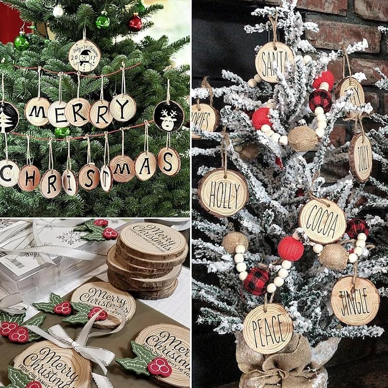 Sottobicchieri rotondi in legno grezzo 10 cm da decorare e dipingere