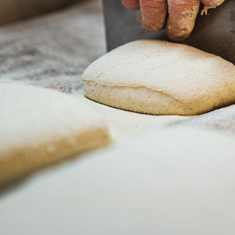 Raschietto Per Pasta In Acciaio Inossidabile - Utensile Multiuso Con Manico In Legno E Scala - Foto 2