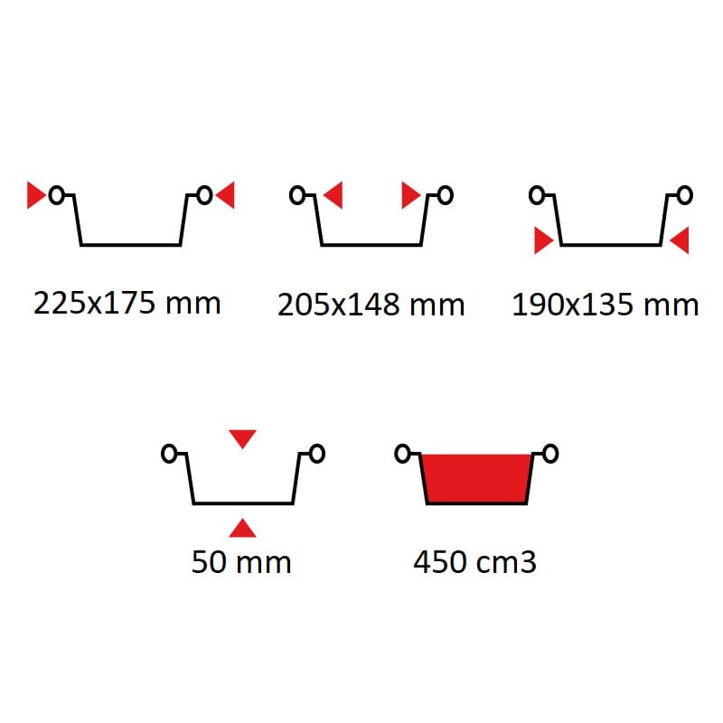 1-misure-vaschetta-quadrata-in-plastica-trasparente-da-250-cc