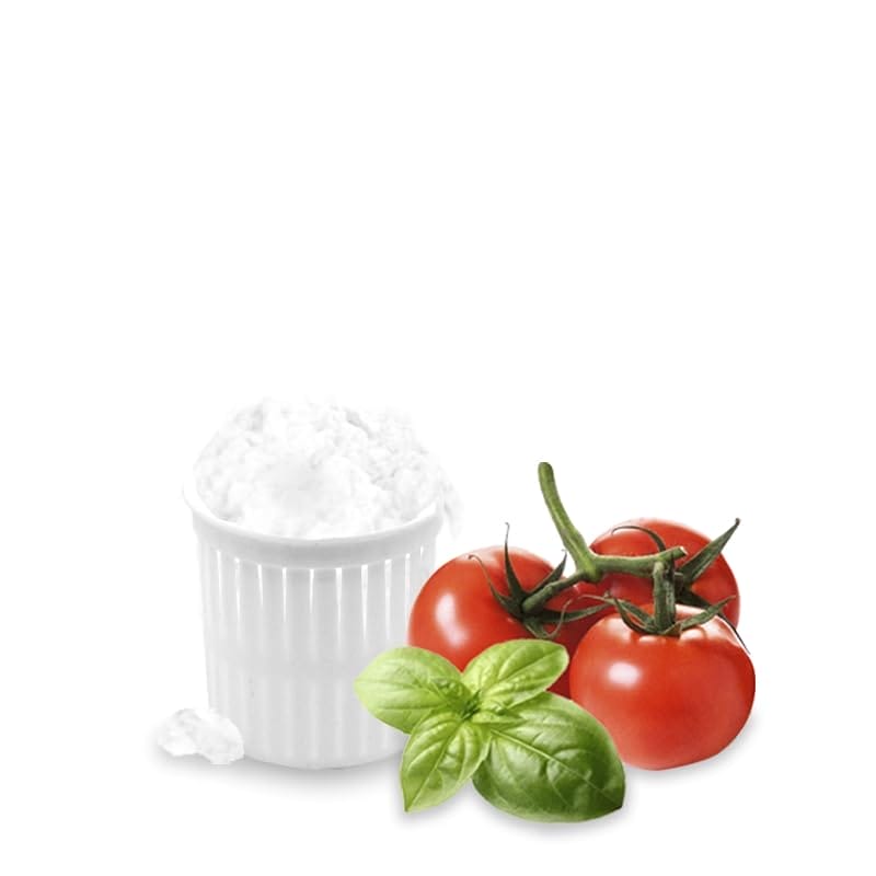 Contenitore fuscella rotonda per ricottine da 50 gr, bianco HDPE