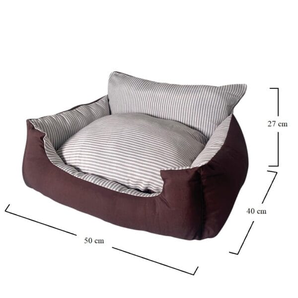 Cuccia Per Animali Sweety Rotonda - Morbida E Calda, Grigio Scuro 48x48 Cm - Foto 10