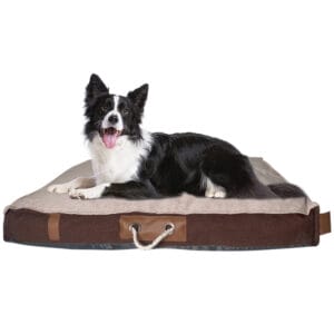 Cuscino per animali con maniglia 78x58x10 cm