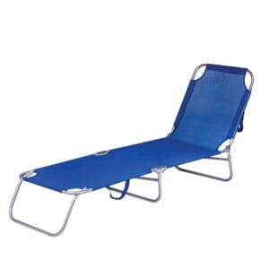 Lettino prendisole Blu senza tettuccio