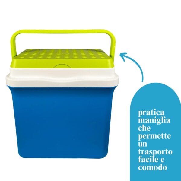 Frigo Elettrico Portatile Bravo 25 - Per Auto, Campeggio | Alimentazione 12V, Blu - Foto 8