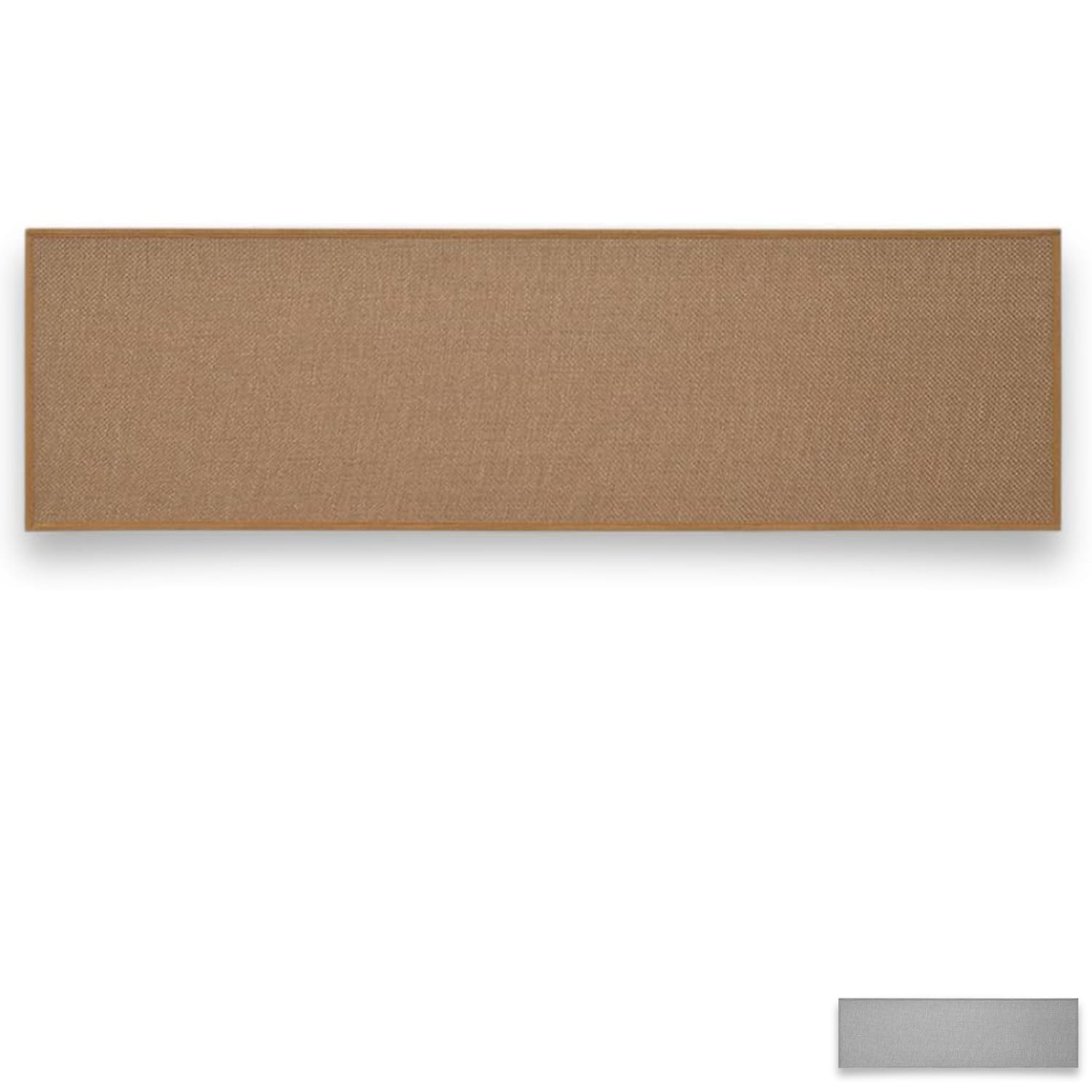 Tappeto cucina antiscivolo 180x50 cm marrone lavabile in lavatrice passatoia in poliestere con fondo gomma