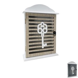 Cassetta portachiavi da parete in legno