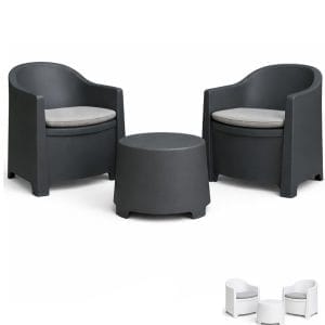 Salotto da esterno da 2 posti