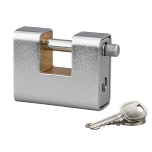 Lucchetto corazzato in ottone da 80 mm