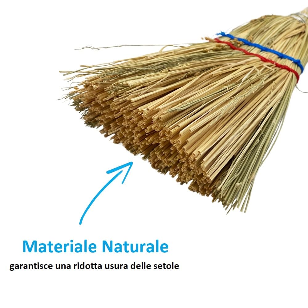 Scopetta In Saggina WerdeWorld - Per Camino, Giardino E Casa, 3 File - Foto 9