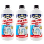 Disgorgante per lavandini 1 Litro - 3 Flaconi