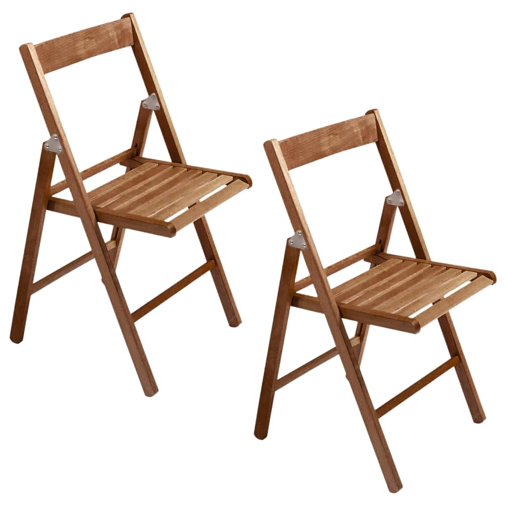 Sedia Pieghevole in Legno Noce Paluplus (ex Palucart)