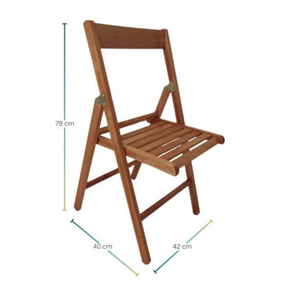 sedie pieghevole legno