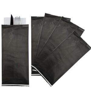 Buste Portaposate Nere in carta 11×25 cm