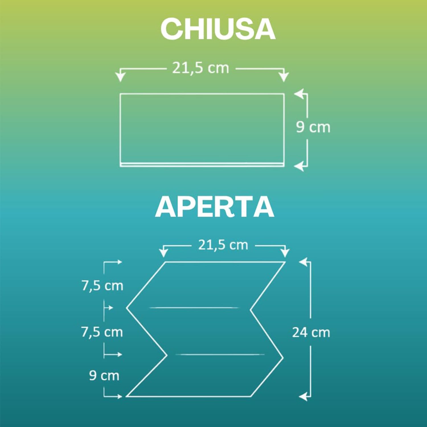 Carta asciugamani piegata a Z BulkySoft 21,5x9 cm chiusa, 21,5x24 cm aperta a 3 lembi