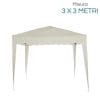 misura gazebo beige