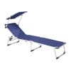 lettino allumibio blu