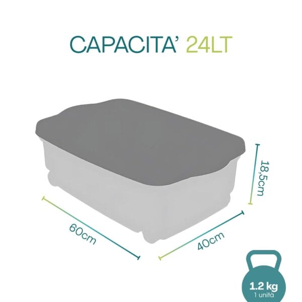 Contenitore In Plastica C Box 34x40x17 Cm M Trasparente Acquista Da OBI - Foto 2