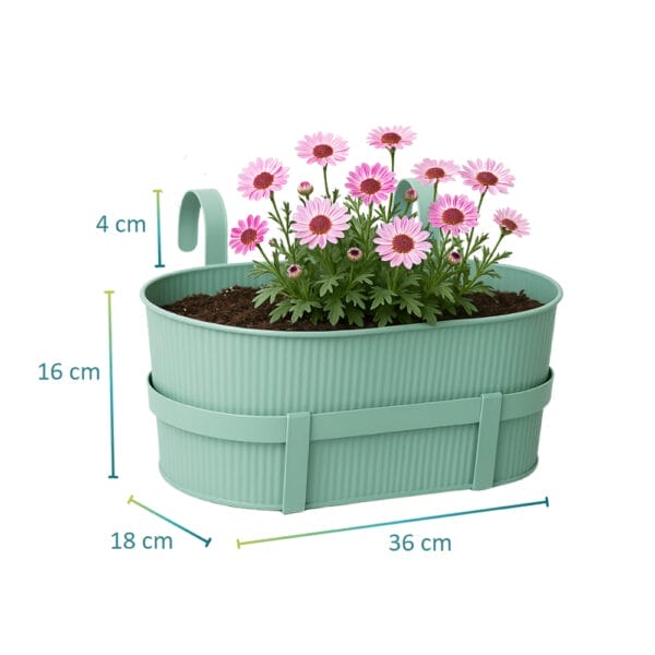 Vaso Origin Anthracite 24cm DEROMA | Bricomarché - Foto 2