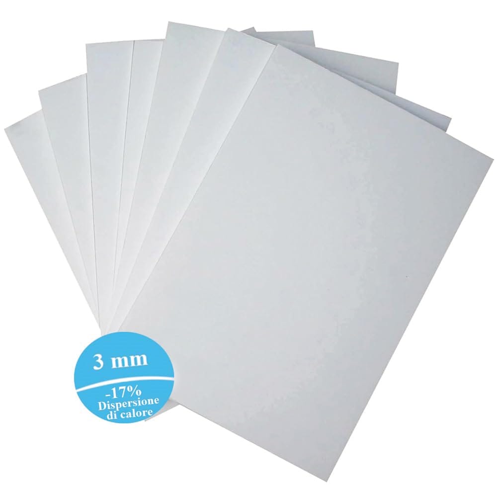 Pannelli isolanti termici Depron da 3 mm con riduzione del 17% della dispersione di calor