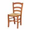 sedia paesana ciliegio principale 1 Sedia in legno massello colore ciliegio con seduta in paglia stile rustico