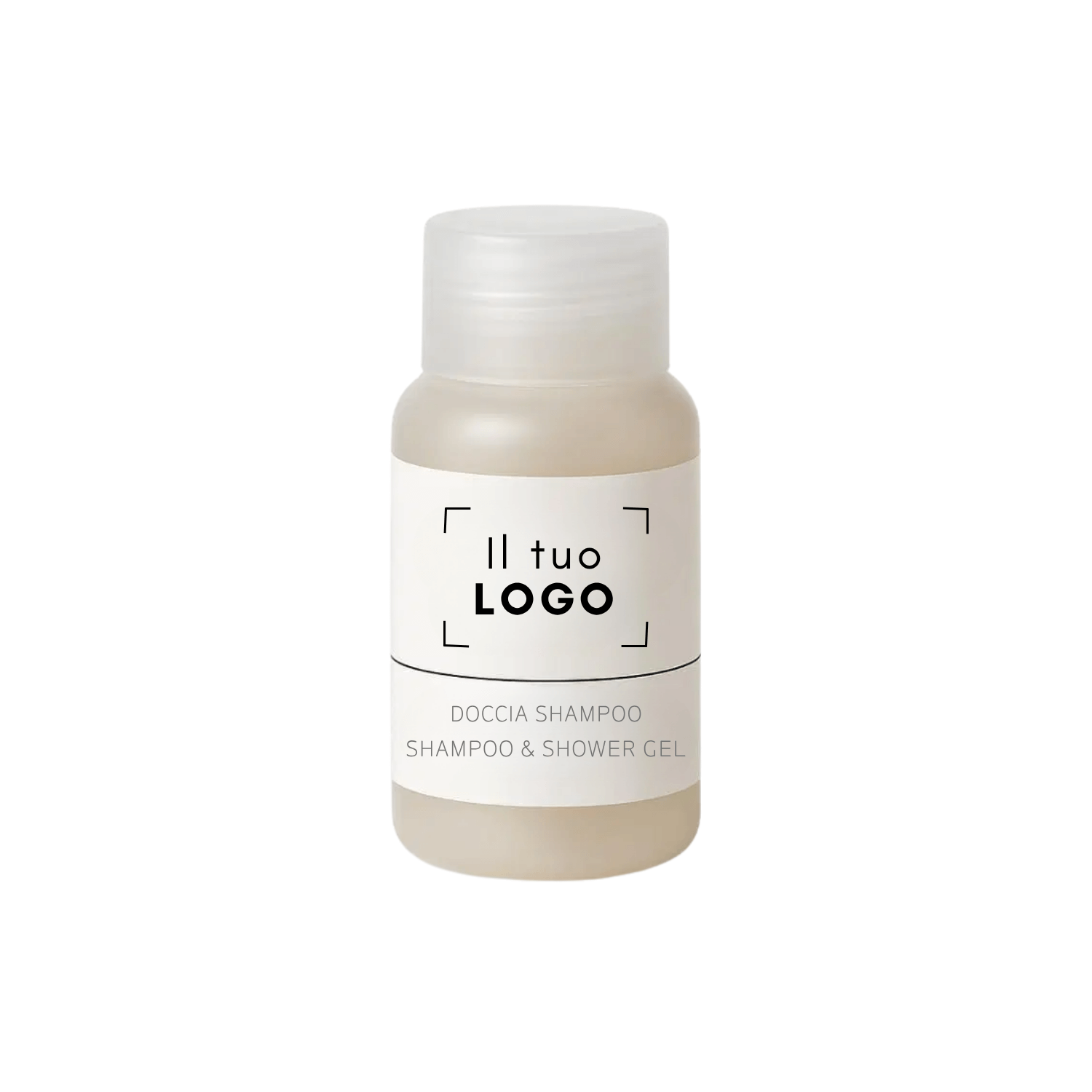 personalizza tubetto shampoo da 20 ml per strutture ricettive
