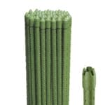 Canne acciaio verdi 240 cm diametro 16 mm rivestite plastica per piante