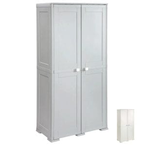 Armadio portascope plastica a 2 ante