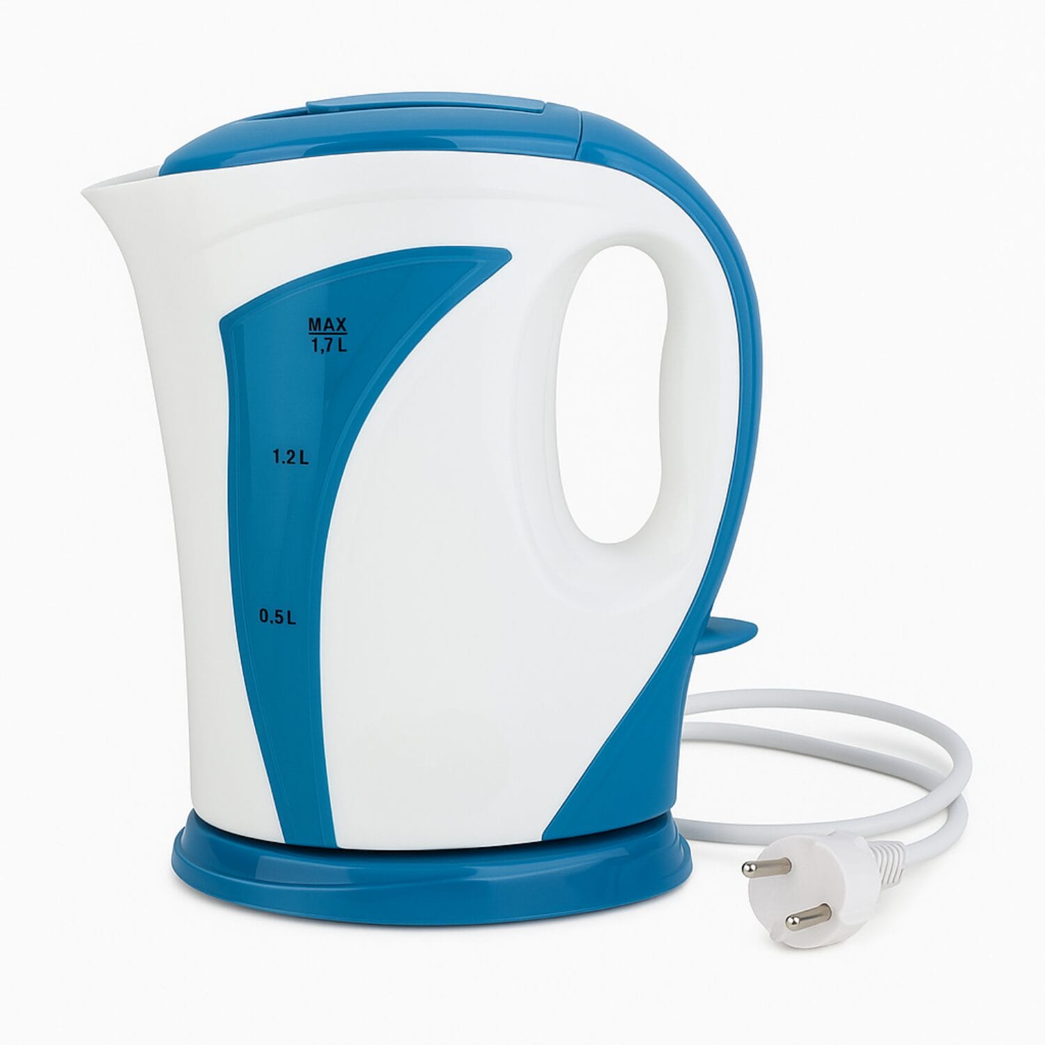 bollitore-elettrico-principale-blu Bollitore elettrico blu 1.7 litri con base e cavo integrato