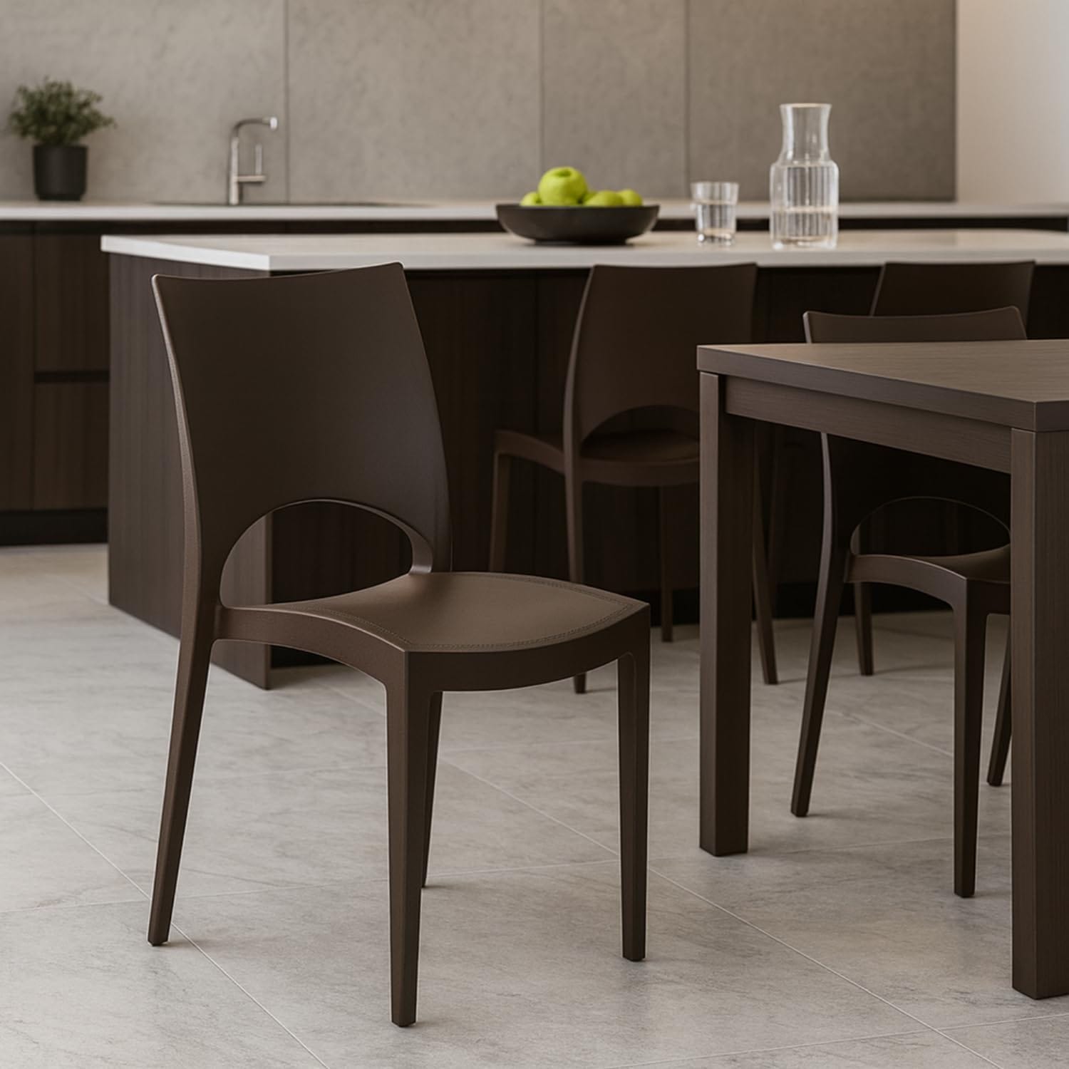 Sedia Paris in polipropilene GRANDSOLEIL per cucina moderna Paluplus